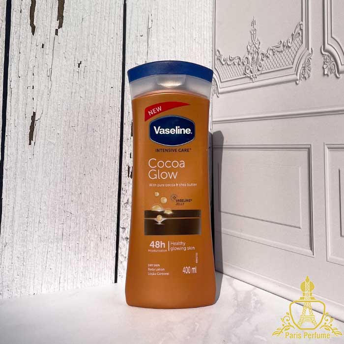 Vaseline-Cocoa-Glow لوسیون بدن وازلین کاکائو گلو Vaseline Cocoa Glow